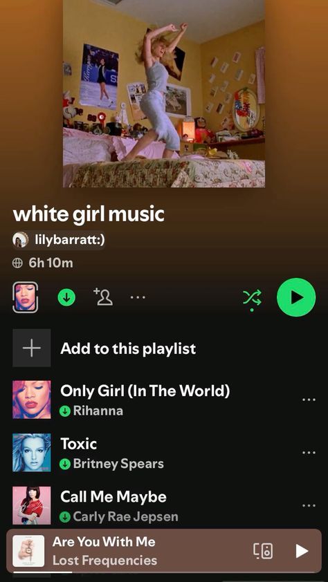 White Girl Playlist Cover, White Girl Music Playlist Cover, Girlhood Playlist, Playlist Inspo Spotify, Period Playlist, 2000s Playlist Cover, It Girl Playlist, Music Aesthetic Playlist, Girly Playlist