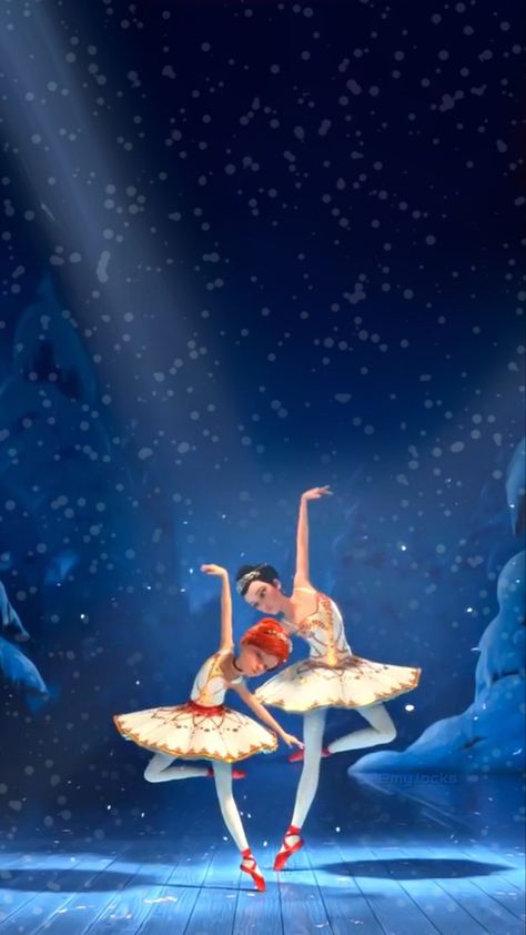 Ig @my.locks Ballerina Aesthetic Wallpaper, Ballerina Cartoon, Leap Movie, Ballerina Film, Ballerina Aesthetic, Ballet Wallpaper, Ballet Illustration, Dance Picture Poses, Dancing Drawings