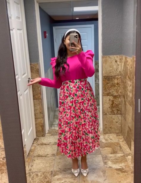 Valentines Church Outfit, Modest Wife Outfits, Jw Assembly Outfits, Easter Outfits Black Women Church, Modest Work Outfits Women, Sunday Outfit Ideas Church, Modesty Fashion Christian, Apostolic Pentecostal Fashion, Plus Size Church Outfits