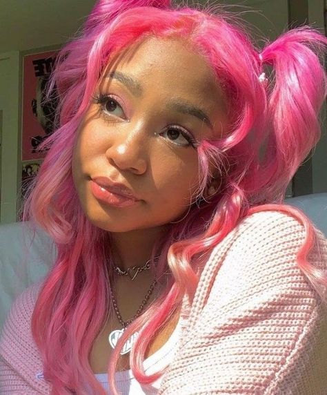 Lizzie Hearts, Girl With Pink Hair, Zootopia, Idea Pins, Black Girls Hairstyles, Aesthetic Hair, Pretty Hairstyles, Pink Hair, Dyed Hair