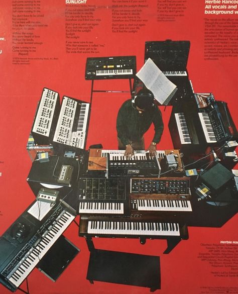 Vintage Synth, Herbie Hancock, Music Studio Room, Music Tech, About Music, Music Images, Music Aesthetic, Music Studio, Album Art