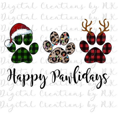 Happy Pawlidays, Dog Christmas Ornaments, Christmas Gift List, Dog Crafts, Cricut Craft Room, Cat Christmas, Christmas Clipart, Svg Designs, Christmas Cats