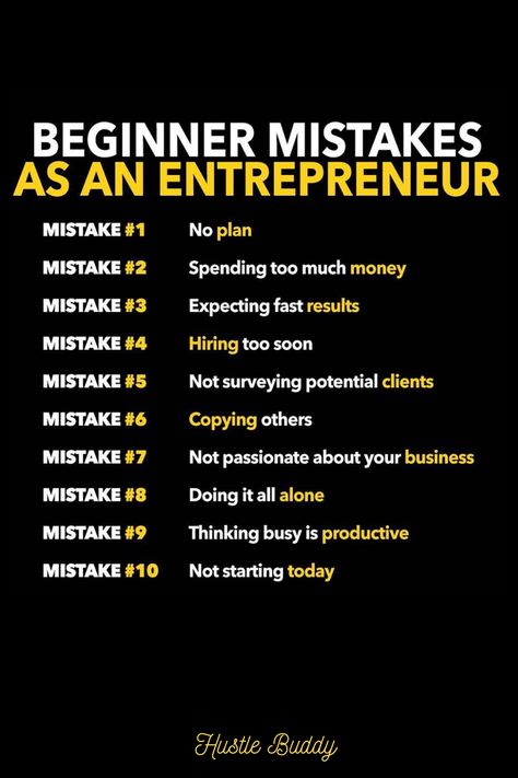 Business Mistakes, Business Strategy Management, Startup Business Plan, Successful Business Tips, Business Ideas Entrepreneur, Money Strategy, Small Business Plan, Business Basics, Business Marketing Plan