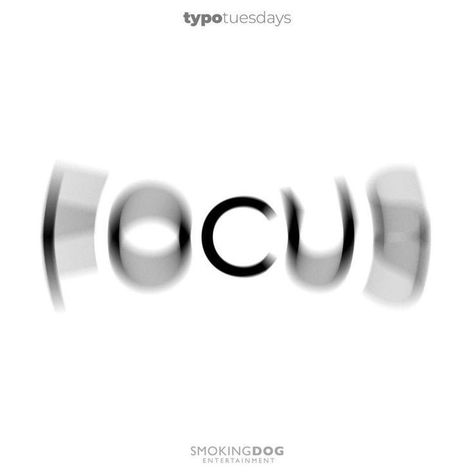 Focus Typography Design, Focus Tattoo Words, Focus Logo Design Ideas, Focus Tattoo Ideas, Focus Typography, R Typography, Typography Composition, Feed Your Focus, Focus Tattoo