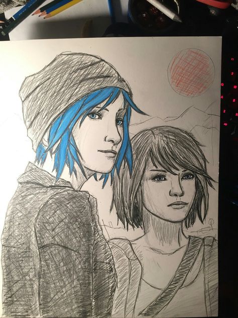 Life is Strange Life Is Strange Drawing Easy, Life Is Strange Sketch, Life Is Strange Drawing, Life Is Strange Wallpaper, Life Is Strange Fanart, Life Is Strange 3, Chloe Price, Things I Learned, Strange Photos