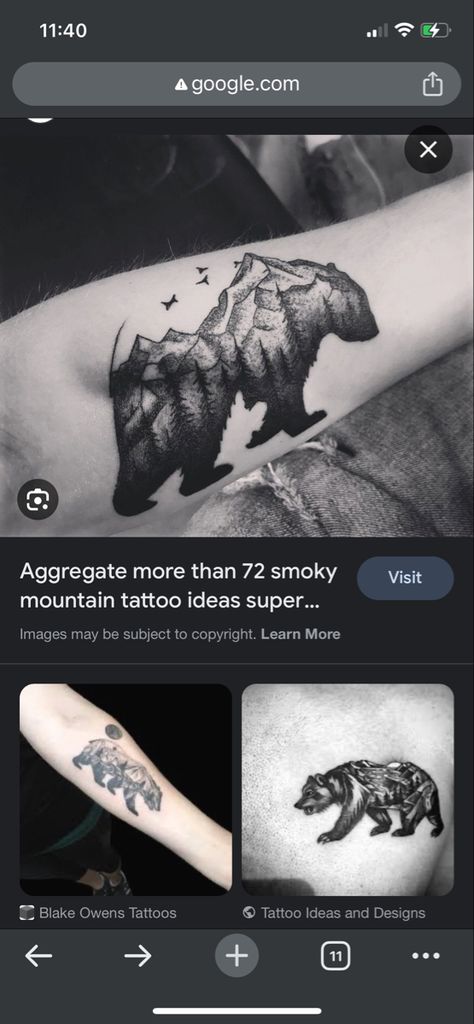 Smoky Mountains Tattoo Ideas, Smokey Mountain Tattoo Ideas, Smoky Bear Tattoo, Smoky Mountains Tattoo, Foggy Mountain Tattoo, Great Smoky Mountains Tattoo, Cascade Mountain Range Tattoo, Smoky Mountain Tattoo, Mountains Tattoo