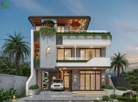 Front Building Design, Indian House Exterior Design, House Structure Design, Building Front Designs, Modern Bungalow Exterior, Building Design Plan, Modern Elevation, 2 Storey House Design, House Outer Design