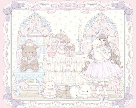 Koily Artist, Imai Kira, Carrd Icons, Creative Diary, Manga Aesthetic, Kawaii Bear, Drawing Digital Art, Cute Wallpapers For Ipad, Pastel Kawaii