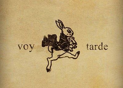 Rabbit, Voy Tarde I'm late. I'm late. I'm late for a very important date. White Rabbit Tattoo, Alice Rabbit, Rabbit Run, Wonderland Tattoo, Rabbit Tattoos, Rabbit Illustration, Rabbit Art, Oui Oui, White Rabbit