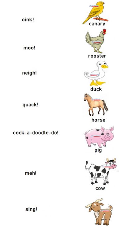 Match and Learn: Animal Sounds Animal Sound, Matching Worksheets, Animal Sounds, Kindergarten Science, Science Worksheets, Free Preschool, Preschool Kindergarten, Kindergarten Worksheets, Vocabulary