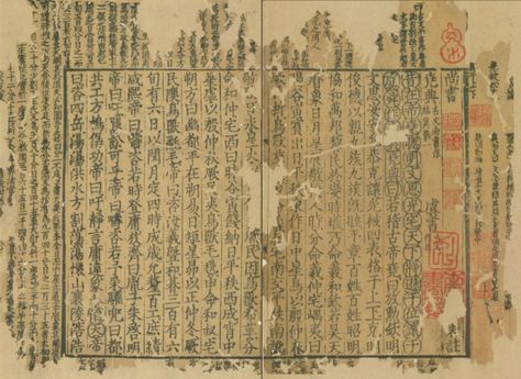 The Book of Documents (Shujing, earlier Shu-king) or Classic of History, also known as the Shangshu, is one of the Five Classics of ancient Chinese literature. It is a collection of rhetorical prose attributed to figures of ancient China, and served as the foundation of Chinese political philosophy for over 2,000 years. Out Of Place Artifacts, World History Facts, Chinese Poetry, Ancient Library, Ap World History, Chinese Writing, King Book, Ancient Books, Chinese History