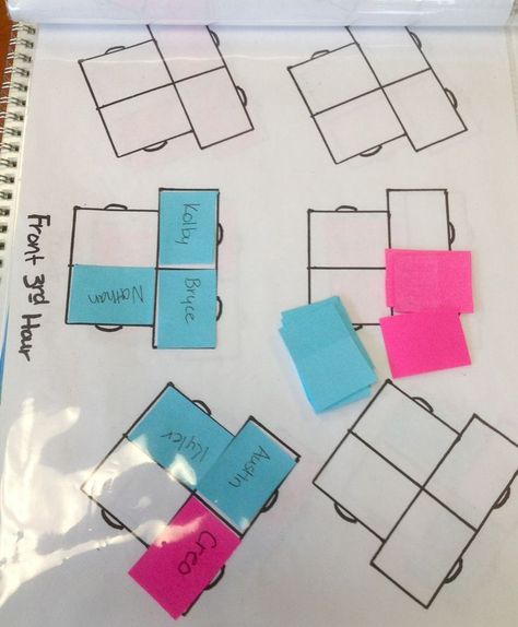 Teacher, Teacher, I Declare!: Seating Chart Possibilities | Classroom organisation, Teacher classroom, Art classroom Desk Arrangement, Seating Chart Classroom, Classroom Seating Arrangements, Classroom Arrangement, Teaching Organization, Classroom Seating, Chart Ideas, Classroom Layout, Sheet Protector