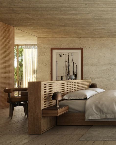 Cove Ceiling Bedroom, Cove Ceiling, Built In Bed, Floating Bed, Bedroom Decor Design, Closet Designs, Main Bedroom, Headboards, Minimalist Bedroom