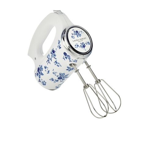 Laura Ashley China Rose Hand Mixer White | Kitchen Warehouseâ„¢ Rose Pattern Design, Electric Whisk, Hand Mixers, Handheld Mixer, Electric Hand Mixer, China Rose, Rosé Hands, Hand Mixer, Hand Blender