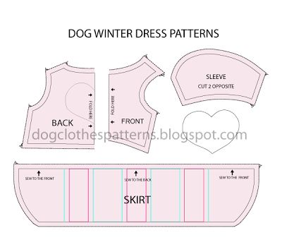 dog dress pattern Winter Dress Patterns, Dog Jacket Patterns, Pet Clothes Patterns, Dog Clothes Patterns Sewing, Yorkie Clothes, Dog Dress Pattern, Dog Coat Pattern, Dog Sewing Patterns, Dog Clothes Diy