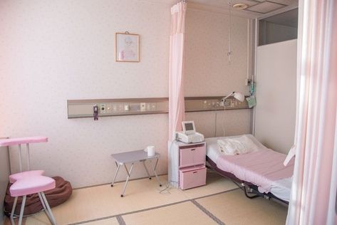 Pink Hospital, Hospitalcore Aesthetic, Hospital Aesthetic, Nurse Office, Hospital Room, Dreamcore Weirdcore, Yami Kawaii, Hospital Bed, Medical Aesthetic