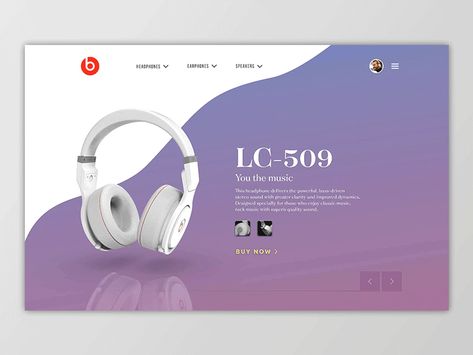 Beats Headphones Web Design Concept Site Banner, Website Banner Design, Webpage Design, Website Banner, Web Banner Design, Jaco, Design Animation, Web Banner, Design Concepts