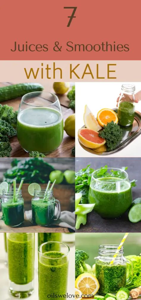 Smoothie Recipes With Kale, Kale Drink, Recipes With Kale, Kale Juice Recipes, Benefits Of Kale, Cold Pressed Juice Recipes, Kale Smoothie Recipes, Fresh Juice Recipes, Smoothie Recipies