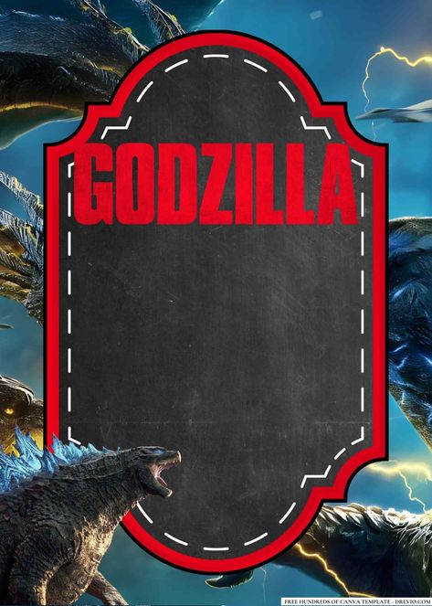 Nice Unleash the Fun: Tips to Host a Godzilla Birthday Bash with FREE Invitations! Planning a Godzilla-themed birthday party that's as colossal as the iconic monster itself? We've got your back! From jaw-dropping decorations to free invitations that roar with excitement, here are th... Godzilla Invitations Free, Godzilla Birthday Invitation, Godzilla Birthday Party Invitation, Godzilla Invitations, Godzilla Party, Godzilla Birthday Party, Minecraft Bday, Godzilla Birthday, Party Frame