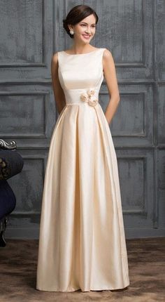 Elegant Sleeveless Wedding Dress With Pleated Bodice, Elegant Sleeveless Dress With Pleated Bodice For Wedding, Sleeveless Bridesmaid Dress For Wedding, Sleeveless Satin Wedding Dress For Prom Season, Fitted Bodice Sleeveless Floor-length Wedding Dress, Floor-length Sleeveless Dress For Wedding With Fitted Bodice, Sleeveless Floor-length Dress With Fitted Bodice For Wedding, Sleeveless Fitted Bodice Floor-length Wedding Dress, Satin Sleeveless Dress For Wedding And Prom Season