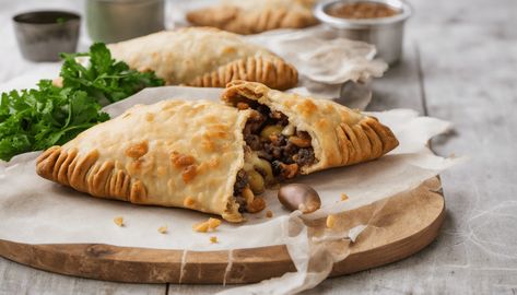 "Indulge in the rich, hearty flavours of a traditional British dish, reimagined. Discover our simple step-by-step Vegan Cornish Pasty recipe!" Vegan Cornish Pasty Recipe, Cornish Pasty, Pasties Recipes, Cornish Pasties, British Dishes, Pumpkin Sauce, Fruit Bread, British Baking, Perfect Pasta