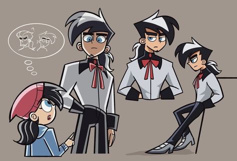 Danny Phantom Tucker, Danny Phantom Trans Comic, Wes Weston Danny Phantom, Danny Phantom Fan Art, Danny Phantom Vlad, Nicktoons Unite, Danny Phantom Funny, 07 Ghost, Phantom Comics