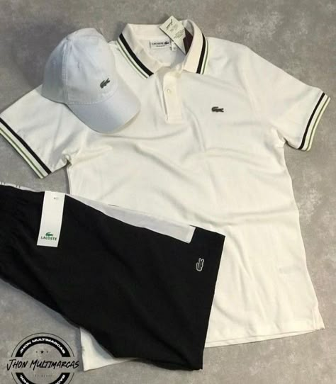 Lacoste Polo Outfit, Lacoste Outfits For Men, Lacoste Outfit, Camisa Lacoste, Men Aesthetic Outfits, Roman Clothes, Lacoste Clothing, Mens Tracksuit Set, Polo Outfit