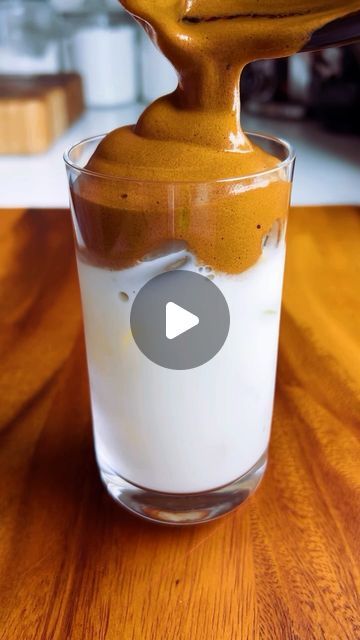 Misha on Instagram: "Instant Whipped Iced Coffee 🌪️🧊☕️😍  Ingredients: - 1 tablespoon instant coffee  - 1 tablespoon granulated sugar  - 2 tablespoons water - 1/2 cup milk  Simply combine the instant coffee, sugar, and water into a bowl and whisk using a fine mesh strainer until it froths into a creamy consistency. Then fill a glass 3/4 with ice & milk, and top it with the sweet foamy coffee mixture. Stir to incorporate the coffee with the cream and enjoy!   #instantcoffee #whippedcoffee #coffeelovers #coffeeandcream #icedcoffee #café #coffeeaddict #morningboost #easydrinks #tisrarewegetout #drinkspecials #instalove #coffeegram" How To Make Cold Coffee, Instant Coffee Whip, How To Make Iced Coffee, Foamy Coffee, Whipped Coffee Recipe, Keurig Coffee Recipes, Affogato Coffee, Iced Coffee Protein Shake, Frosty Recipe