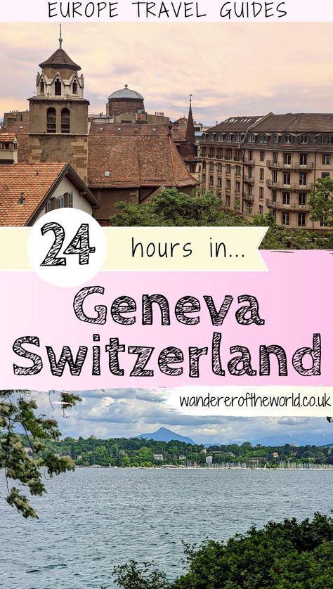 If you're only in Geneva for a short time, then follow our 24-hour Geneva itinerary to discover the best of Geneva in one day. Geneva Itinerary, Geneva Aesthetic, Things To Do In Geneva, Geneva Travel, Switzerland Travel Itinerary, International Travel Checklist, Europe Travel Photos, Europe 2024, Lakeside View