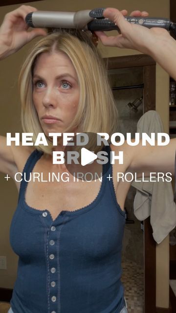 Jocelyn McClellan on Instagram: "Let’s bring it back around! The tool that can get so much crap (and yes there are some that I definitely don’t recommend out there) but when used right…. This tool is BOSS! The heated round brush + the curling iron + rollers = S A T I S F A C T I O N !!! 
And before anyone wants to say …. That takes too long… remember this… ask the question… how long did that take you this style? 
To make it go even faster I blow dry it with my regular blow dryer upside and all that… that speeds it up even more! Making from start to finish 13-15 min depending on the day total. Comment “HAIRCARE” for a guide of all things I’ve tested and approved and hair tools. 
*if it’s not all one word the link won’t send to you! 

AND for just the rollers comment “ROLLERS” - those come f Hot Rollers Tutorial, Jocelyn Mcclellan Hair, Best Round Brush, Heated Round Brush, Jocelyn Mcclellan, Blonde Lob, Hot Rollers, Hair Iron, Bring It Back