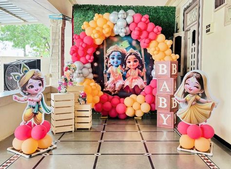 Cartoons Krishna, Baby Shower Balloon Decorations, Saraswati Devi, Birthday Collage, Personalized Wedding Decor, Beautiful Angels Pictures, Clay Faces, Angel Pictures, Baby Shower Balloons