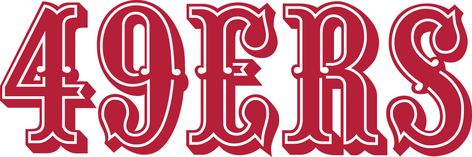 San Francisco 49ers Wordmark Logo 1972-2004. Bring it back! 49ers Logo, San Francisco 49ers Logo, Nfl Football 49ers, Forty Niners, 49ers Fans, Logo Script, Seahawks Fans, Wordmark Logo, 49ers Football