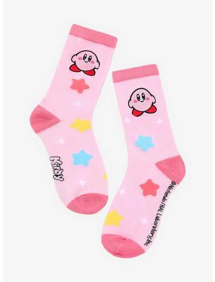 Kirby Stars Crew Socks, Hot Topic Kirby, Kirby Clothes, Kirby Shoes, Kirby Merch, Otaku Fashion, Cool Clothes For Girls, Gamer Baby, Dory Finding Nemo, Cool Girl Outfits