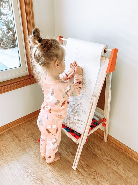 Art Easel for toddlers and children   http://liketk.it/2Kyh5 #liketkit @liketoknow.it #LTKbaby #LTKkids #LTKfamily Best toddler activity ever! Brooke loves to color on this easel. Best investment I’ve made yet 🙌 #toddleractivities #toddler #toddlerlife #toddlertoys #art #creativeplay #arttoy @liketoknow.it.family 2024 Healing, Toddler Easel, Diy Easel, Gray Room, Playroom Inspiration, Toddler Room Decor, Toddler Activity, Art Easel, Toddler Art