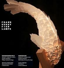 gagosian preview invitation Fish Lamps, 3d Templates, Fish Lamp, Art Newspaper, Diy Lampe, Bookcase Styling, Lighting Concepts, Frank Gehry, Fish Sculpture