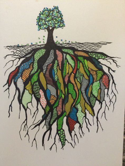 Path Drawing Ideas, Zentangle Tree, Zentangle Trees, Art Competition Ideas, Ink Pen Art, Compass Tattoo Design, Abstract Art Painting Techniques, Art Sketches Doodles, Zentangle Artwork