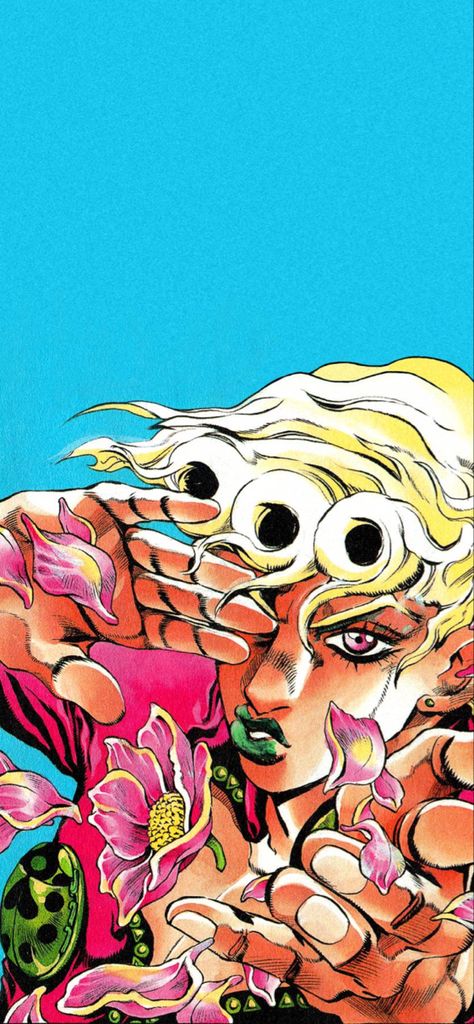 Jojo Painting Ideas, Jojo Manga Cover, Golden Experience Requiem Wallpaper, Jjba Part 5 Wallpaper, Jjba Manga Wallpaper, Jojo Part 4 Wallpaper, Jojo Art Wallpaper, Jojo Part 5 Wallpaper, Jojo Manga Wallpaper