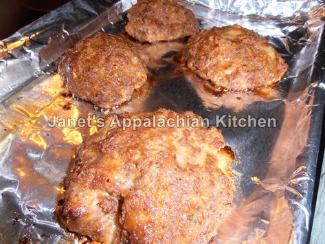 Pork Patties Recipes, Ground Pork Patties, Appalachian Kitchen, Pork Patties, House Seasoning, Recipe Blog, Italian Bread, Fall Treats, Oyster Sauce