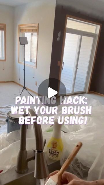 Ryan Cunningham on Instagram: "Paintbrush hack: How to make cleaning easier! 🤩🤩 #paintbrush #paintinghacks #paintingtips #diypaintingtips #painter #kitchencabinets #paintingkitchencabinets #diyprojectideas #painting" Diy Fails, Cleaning Paint Brushes, Diy Staining, Cabin Style, Refurbished Furniture, Painting Kitchen Cabinets, House Cleaning Tips, Room Paint, Paint Party