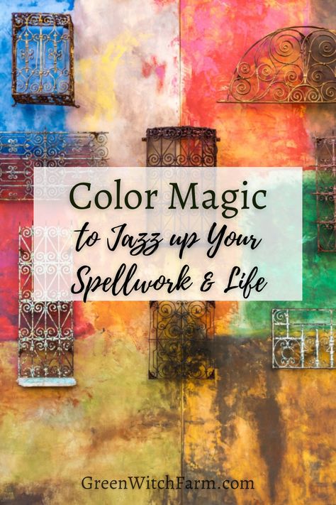 Colors In Magic, Colors Of Magic, Colors In Witchcraft, Color Meanings Witchcraft, Color Magic Witchcraft, Sam Hain, Witchy Ideas, Color Magick, Witchcraft Practice