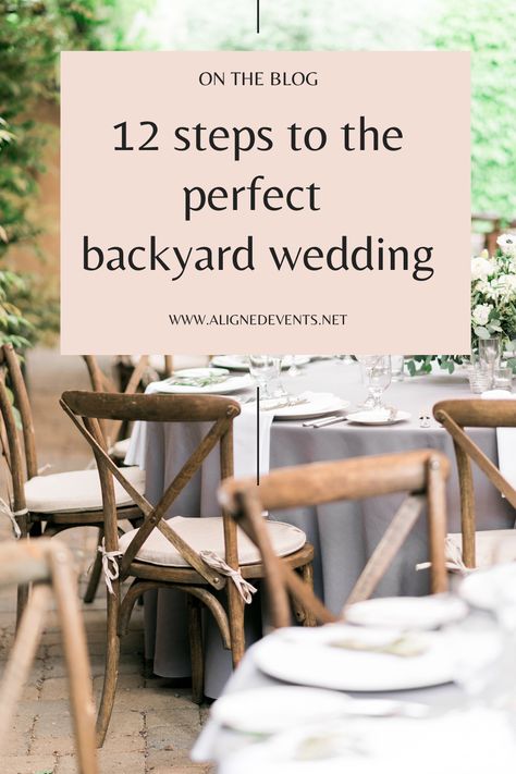 Budget Backyard Wedding Ideas, Outdoor Home Wedding Decorations, How To Throw A Backyard Wedding, Large Backyard Wedding Reception, Budget Friendly Backyard Wedding, Hosting A Wedding At Home, Backyard Wedding 100 Guest, How To Have A Backyard Wedding, Micro Wedding Reception At Home