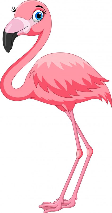 Flamenco rosado de dibujos animados Vect... | Premium Vector #Freepik #vector #caracter #animal #rosa #flamenco Flamingo Cartoon Drawing, Animals To Draw, Pink Flamingo Wallpaper, Cartoon Flamingo, Flamingo Pictures, Animals Drawing, Cute Flamingo, Flamingo Wallpaper, Baby Animal Drawings