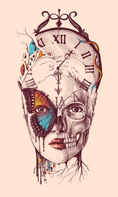 Illustrations by Cleveland, Ohio based artist Norman Duenas. Norman Norman often explores and illustrates mortality, human emotions, and other abstract subject matters using mostly nature imagery and human figures. Polynesian Tattoos, Illustration Kunst, Kunst Tattoos, Geometric Tattoos, Lotus Tattoo, Arm Tattoos, Butterfly Effect, Gcse Art, Art Et Illustration