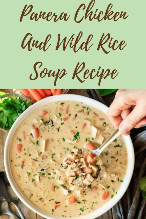 Today, I’m thrilled to guide you through the delightful experience of preparing a culinary masterpiece – the Panera Chicken and Wild Rice Soup recipe. As someone who relishes the warmth and comfort a bowl of soup brings, I can assure you that this particular recipe holds a special place in my heart. It’s a flavor Cream Of Chicken Wild Rice Soup, Chicken N Wild Rice Soup, Ree Drummond Soup Recipes, Panera Chicken And Wild Rice Soup Crockpot, Panera Creamy Chicken And Wild Rice Soup, Panera Chicken And Rice Soup, Panera Chicken Rice Soup, Panera Wild Rice Soup, Easy Chicken And Wild Rice Soup