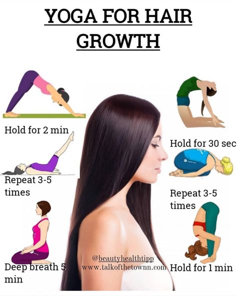 BEAUTYTALK’s Instagram profile post: “😍 Like comment & share with a friend who need it. ■■■■■■■■■■■■ Follow 👉beautyhealthtipp Follow 👉beautyhealthtipp Follow 👉beautyhealthtipp…” Yoga For Hair Growth, Yoga For Hair, Pranayama Breathing Exercises, Hair Growth Diet, Cute Skincare, Quick Hair Growth, 20 Minute Yoga, Skin Diet, Hair Care Remedies