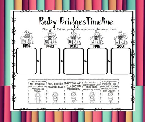 Ruby Bridges Timeline, Sdgs Goals, Ruby Bridges Activities, Ruby Bridges, Social Studies Unit, Black Month, World Thinking Day, February Valentines, Social Studies Activities