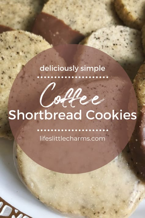 Coffee Shortbread Cookies, Coffee Shortbread, Coffee Cookies Recipe, International Coffee Day, Coffee Coffee Coffee, International Coffee, Shortbread Cookie Recipe, Coffee Day, Coffee Cookies