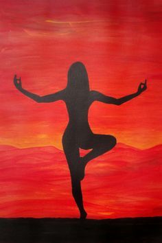 "Balance" - Painting by Lorraine Skala - Please visit my Etsy Shop to purchase Yoga Art Painting, Yoga Painting, Paint Inspo, Yoga Wall Art, Yoga Wall, Yoga Art, Knife Painting, Super Ideas, Art Drawings Sketches