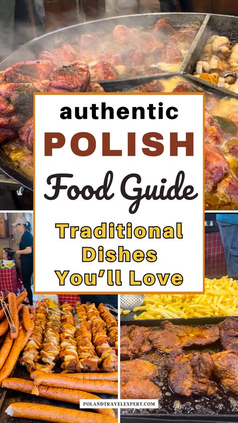 Taste the heart of Poland with these authentic traditional dishes. From pierogi to bigos, Polish food offers rich flavors and hearty recipes. Don’t miss out on trying Poland's classic traditional recipes and the aesthetics of authentic Polish meals. This guide will ensure you won't go hungry while enjoying the best Poland has to offer. Remember to pack your best fall or winter outfits and make the most of your Poland trip! Polish Bigos Recipe, Polish Food Traditional, Polish Meals, Poland Food, Lithuanian Recipes, Hearty Recipes, Polish Traditions, Poland Travel, Traditional Dishes