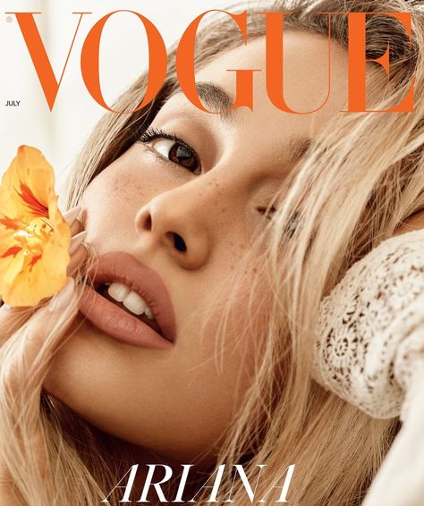 Ariana Grande for Vogue UK July 2018 by Craig Mcdean Ariana Grande Cover, Vogue Shoot, Vogue Wall, Mert And Marcus, Craig Mcdean, Vogue Magazine Covers, Magazine Ideas, Magazine Vogue, Ariana Grande Photoshoot